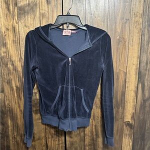 Juicy couture navy blue zip up | 2 for $40